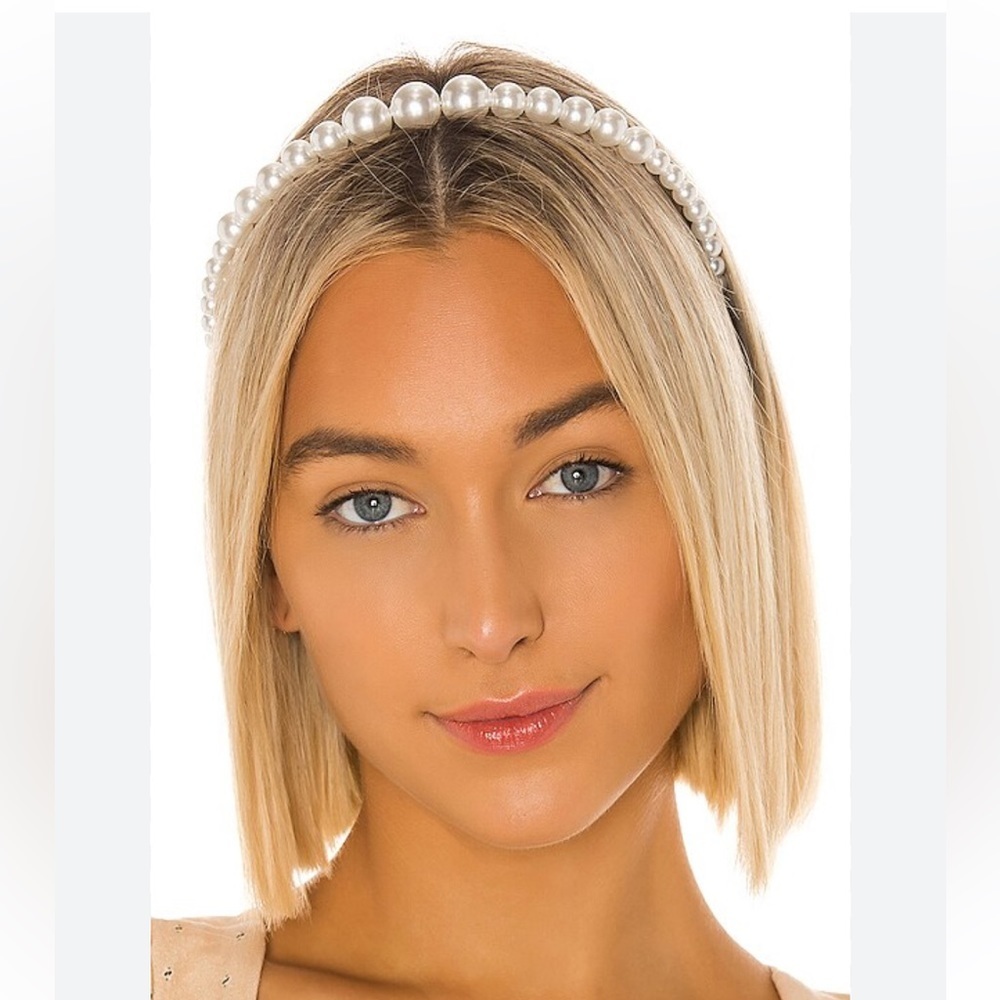 NWT Lovers and friends Martha pearl headband ivory